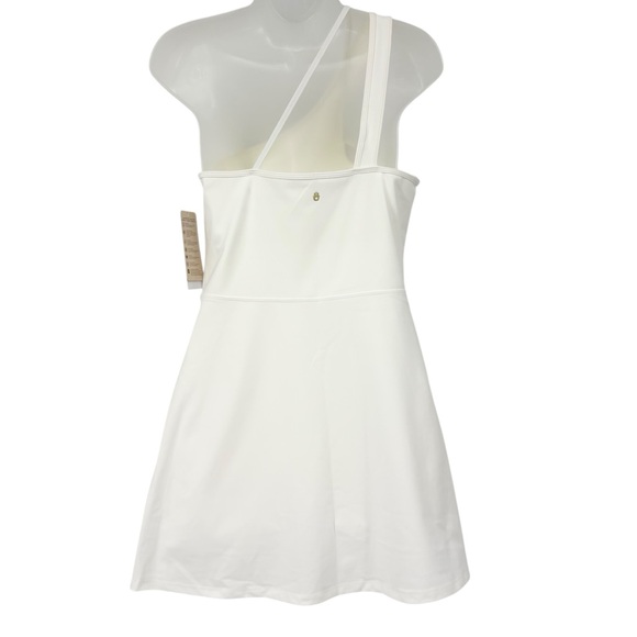 Spiritual Gangster Kaci Asymmetric Straps Active Dress White Size Large NWT - Picture 9 of 12